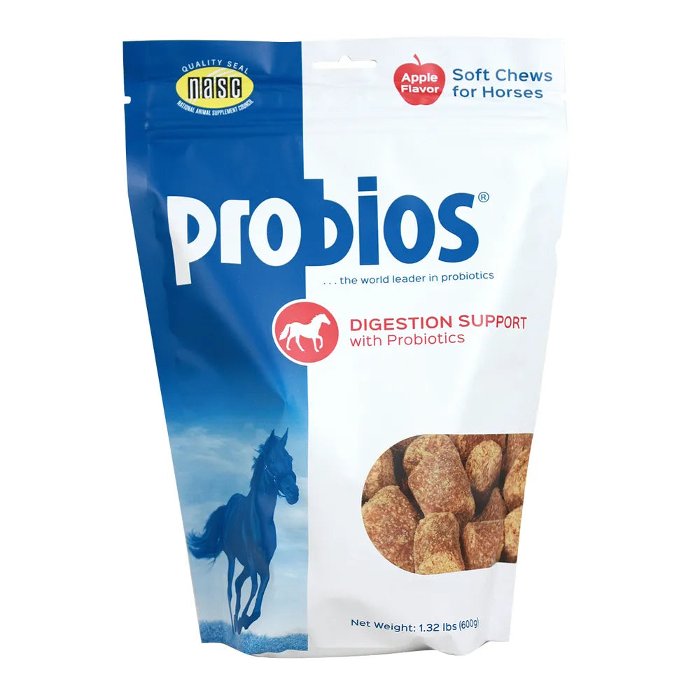 PROBIOS Equine powder, treats, and gel