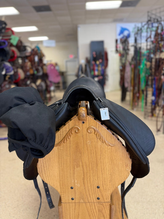 1. 18” M Tree 2A flap Black Makila Harmonie Devoucoux Dressage Monoflap Saddle