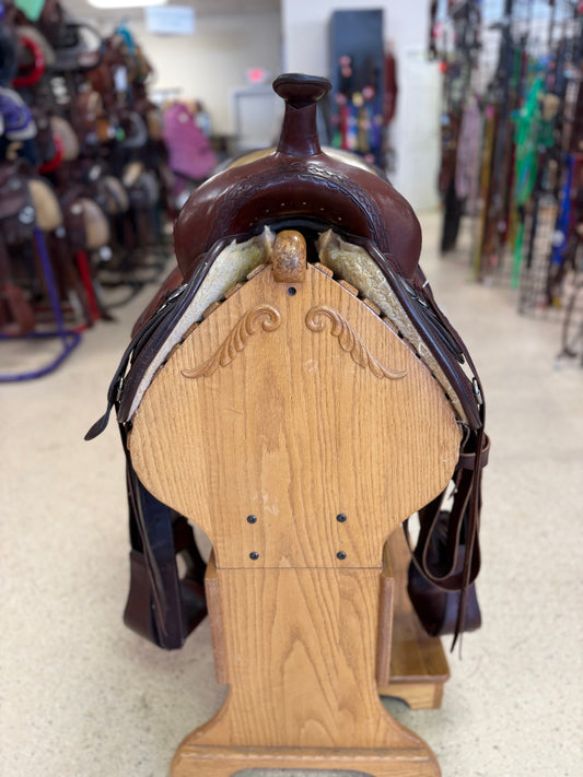 28. 16’’ Reg Tree (SQHB) Flex Lite Circle Y Park and Trail Western Saddle