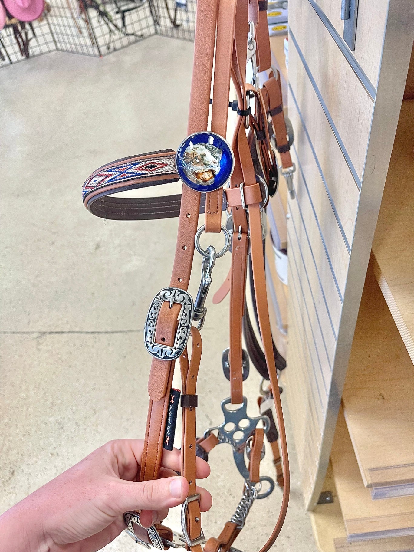1. Large Horse Tan Biothane Headstall/Hack/Breast Collar set, Taylored Tack