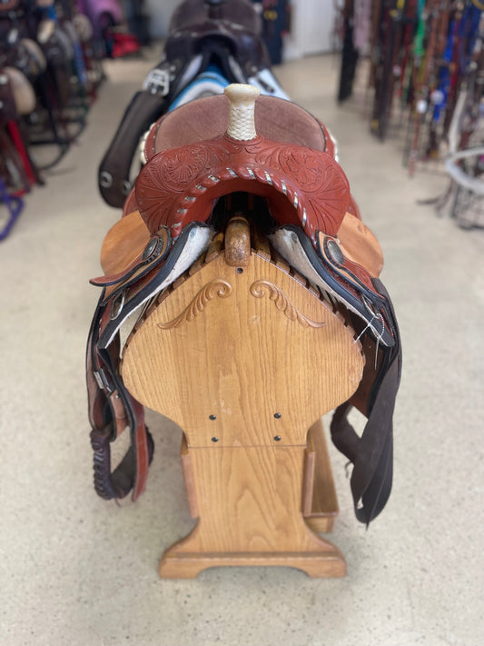 21. 14” Double T Wide tree Barrel saddle