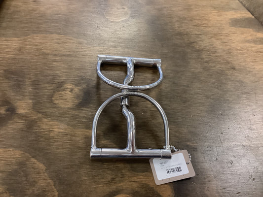 64. 5 ¼” Ported D-ring Myler bit, level 1/2