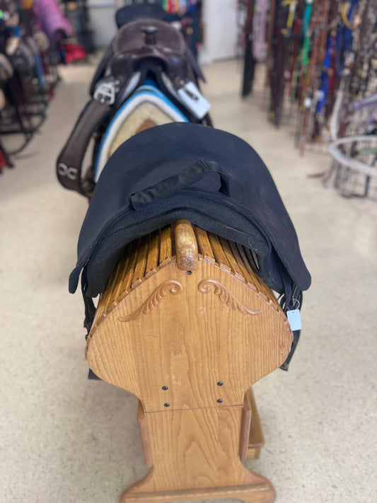 9. Black S/M Cashel bareback pad, Western Rigging