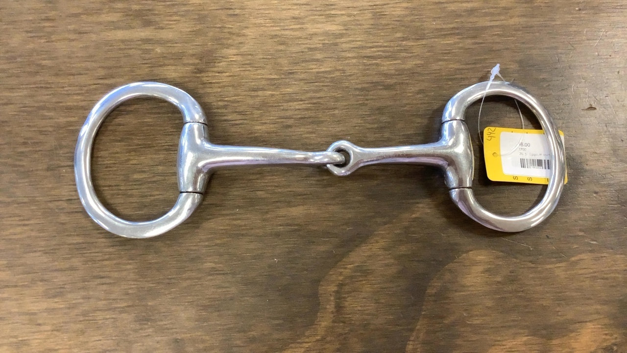 35. 5” Eggbutt snaffle
