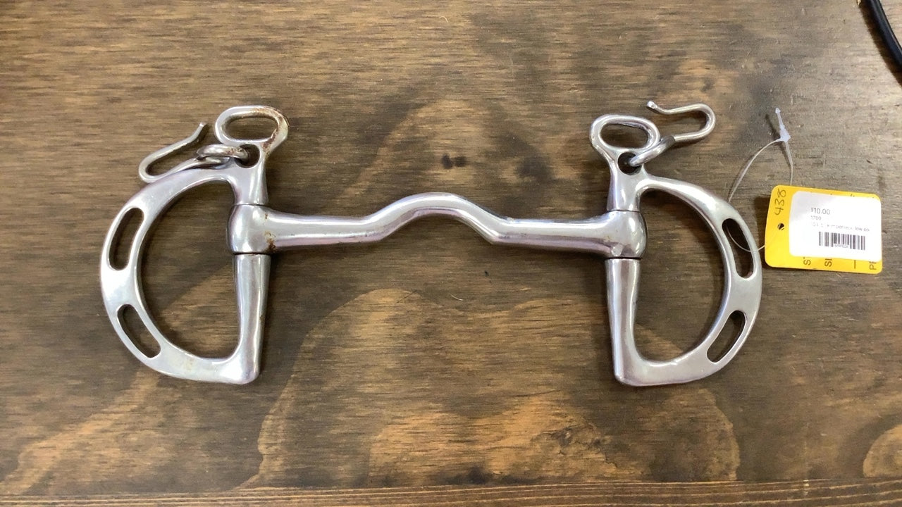 5" Low port solid mouth Kimberwick with slots