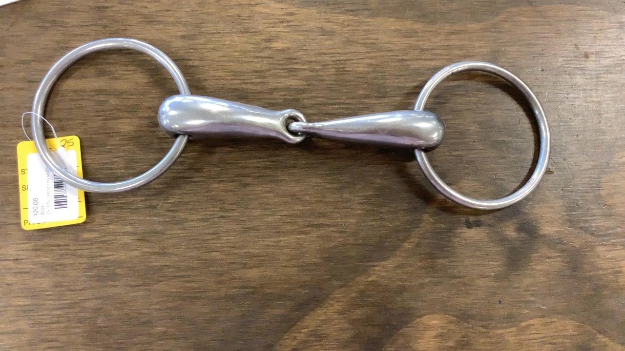 25. 4 ¾” loose ring snaffle