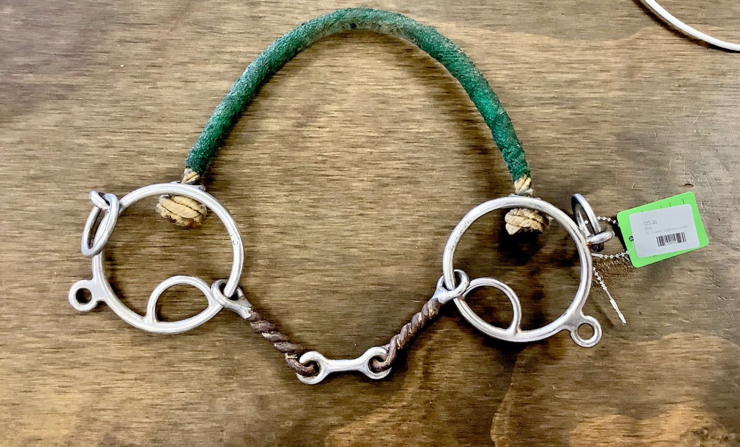 22. Twisted dogbone combo gag bit, missing chain