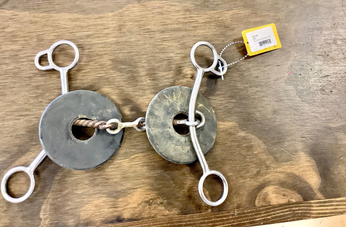 25. Twisted dogbone shank bit (jr cowhorse type)