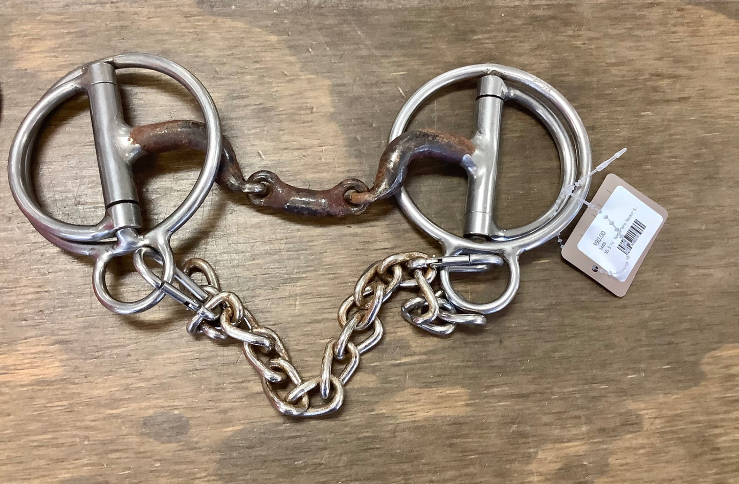 18. 5 ¾” Reinsmans Rockin S Twisted Snaffle
