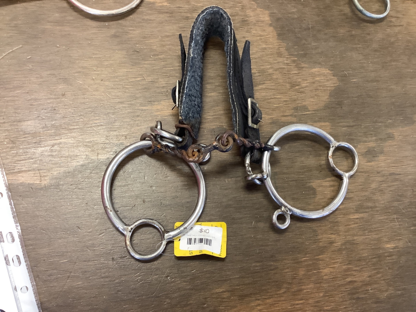 38. Gag/hack combo with black leather nose