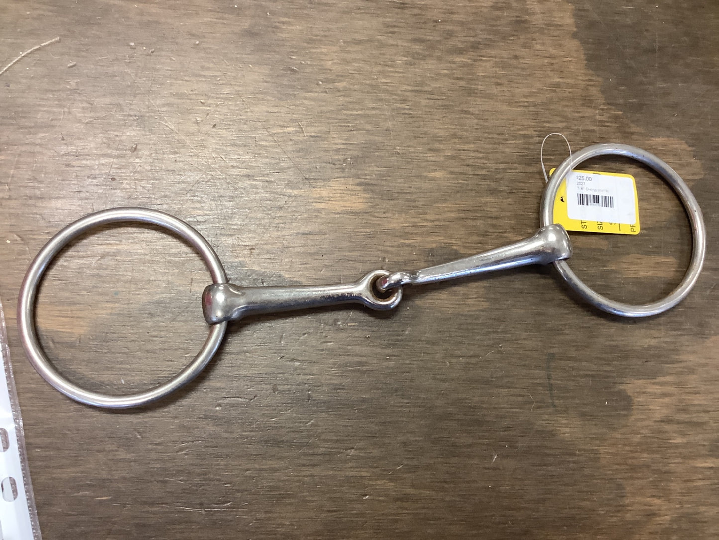 7. 6” O-ring snaffle
