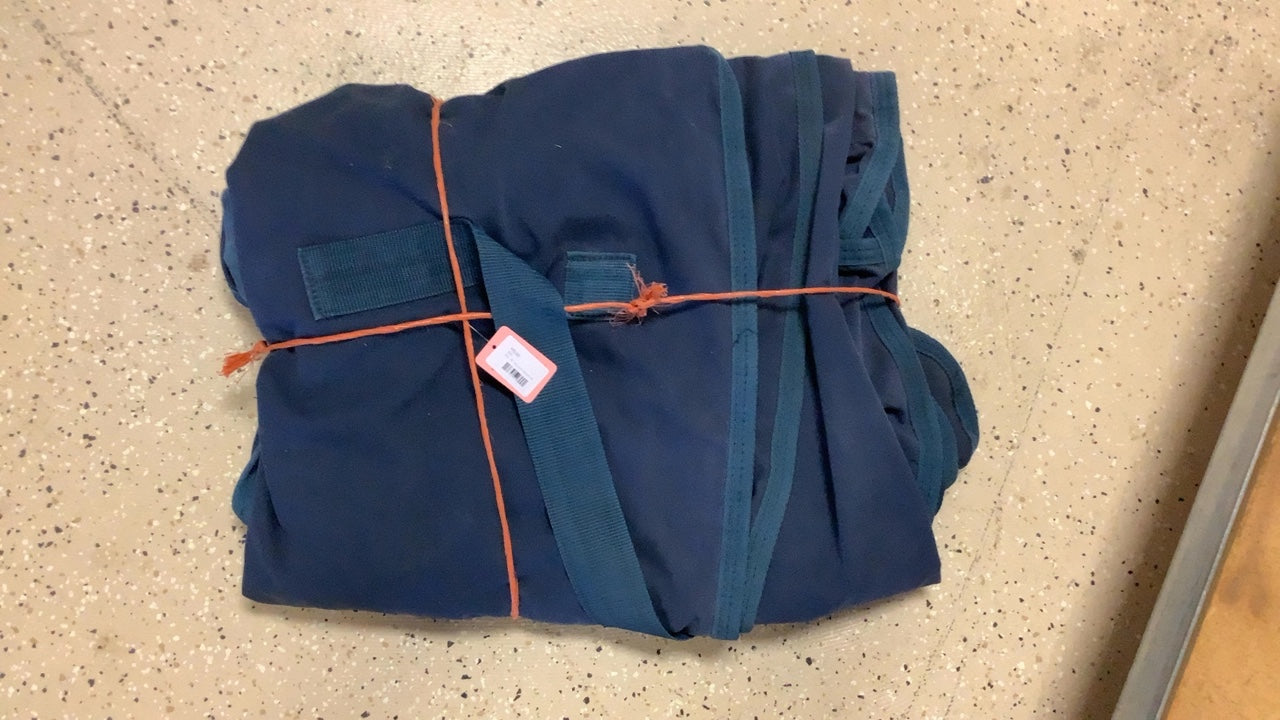 78” navy schneiders stable sheet