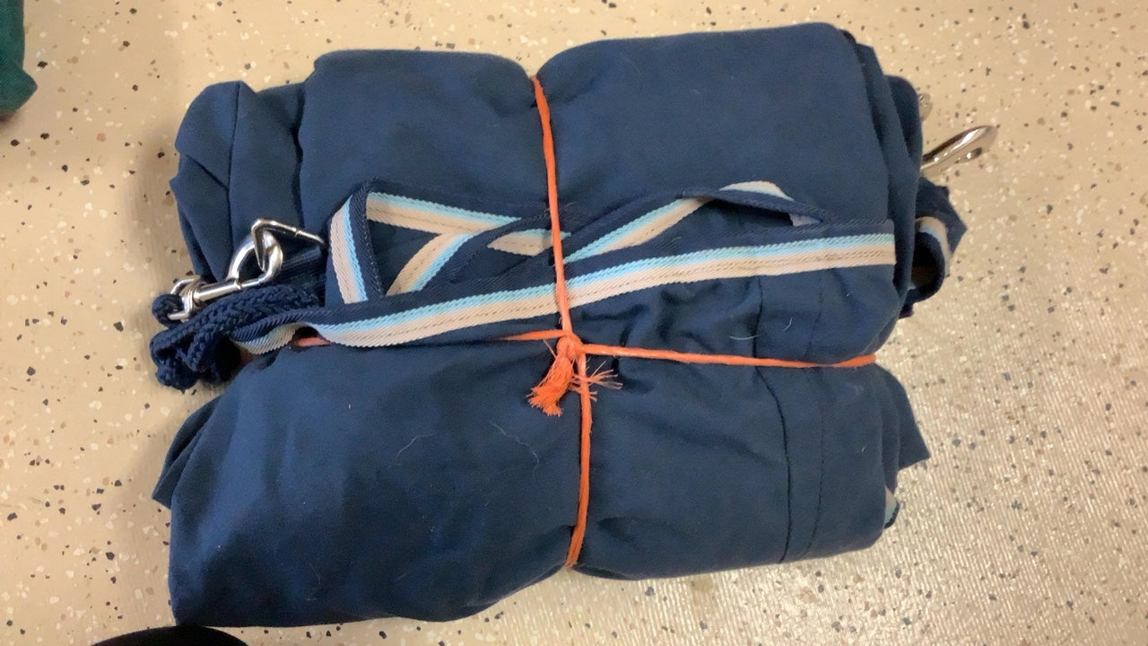 70. 84” Navy Rambo Stable Sheet