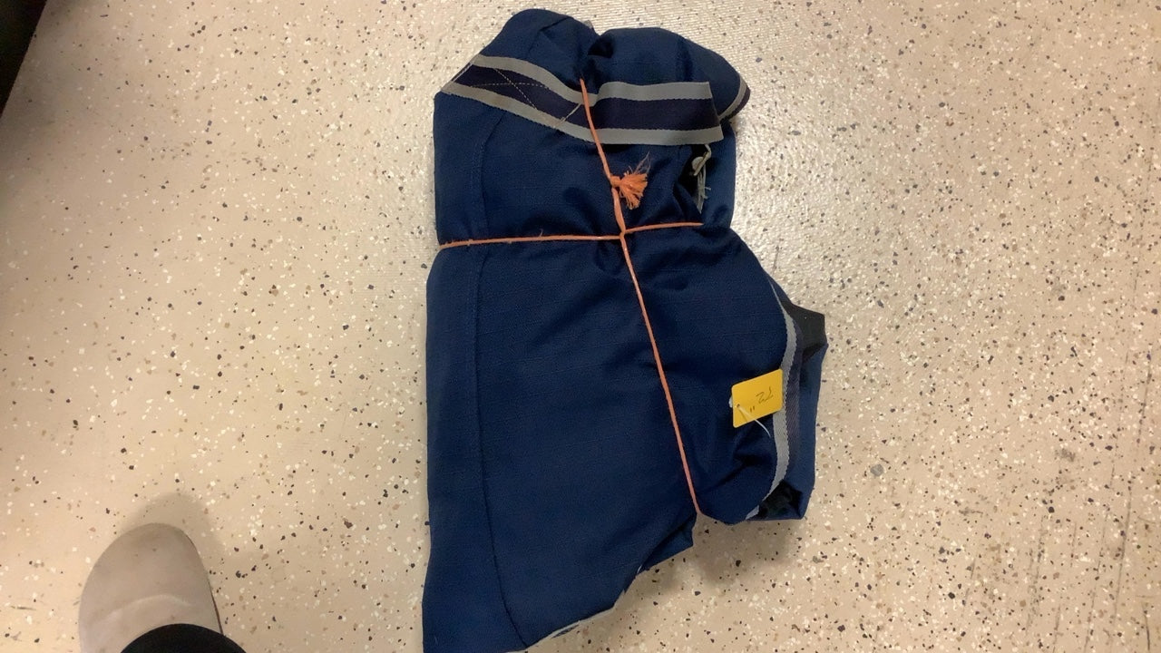 36. 72" Navy Turnout Sheet Schneiders