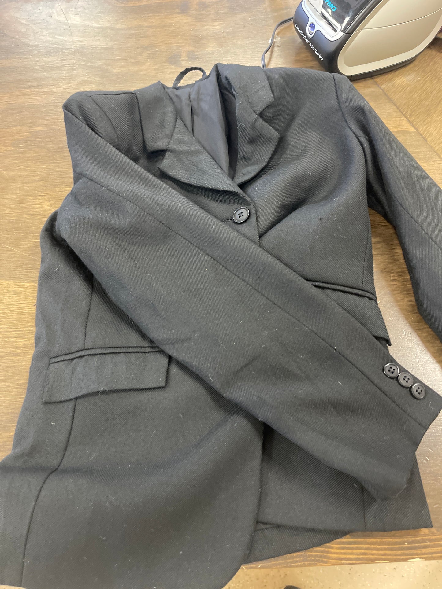 Kids 12 Black Starter Show Coat, Tuff Rider coats037