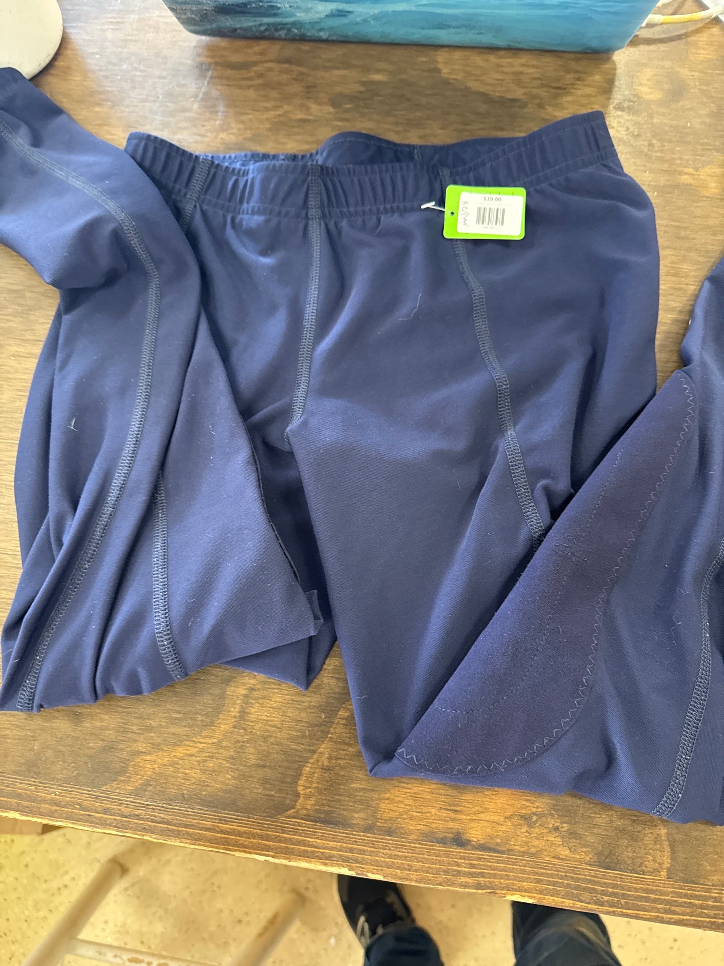 72. Lds Md Navy Knee Patch tights, Irideon, pants125