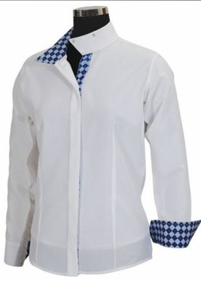 Equine Couture Long Sleeve Isabel Snap Show Shirts Clearanced, Ladies