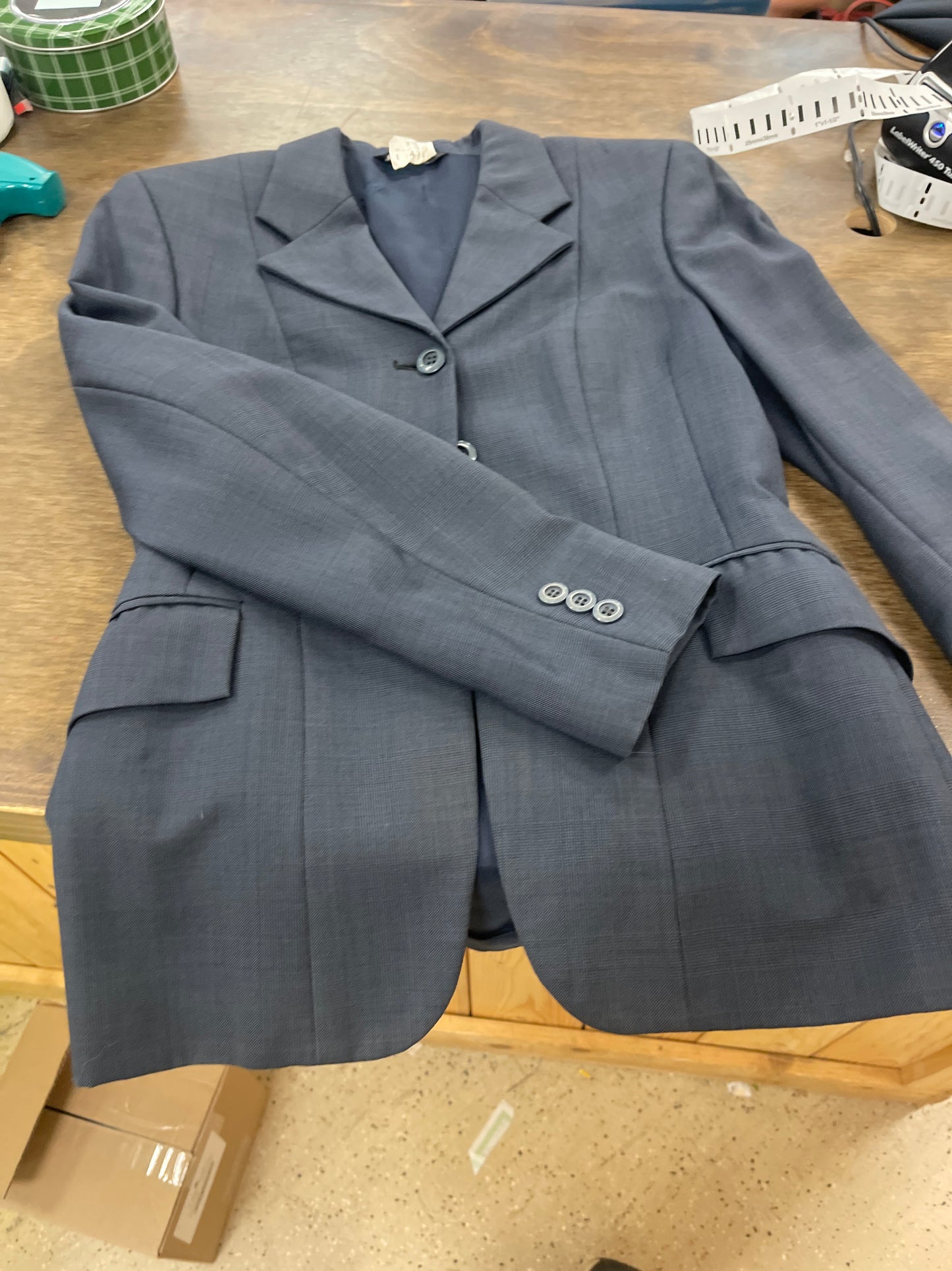 Lds 10 navy stretch show coat, Grand Prix coats077