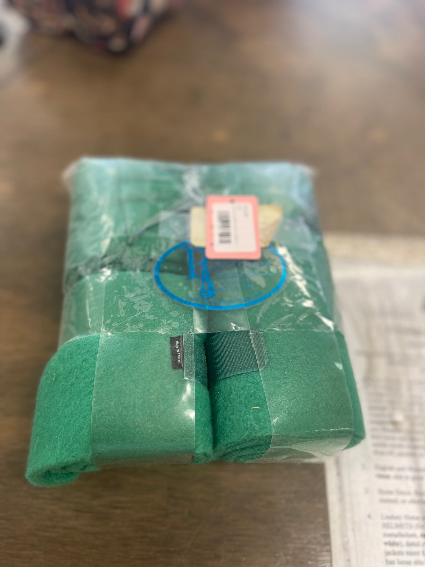 9. Pony kelly green set of 4 polo wraps, Wraps008