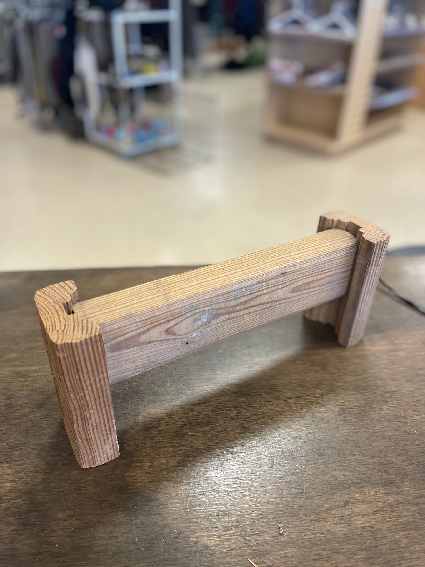 Spur or horseshoes display stand, 6" x 14"