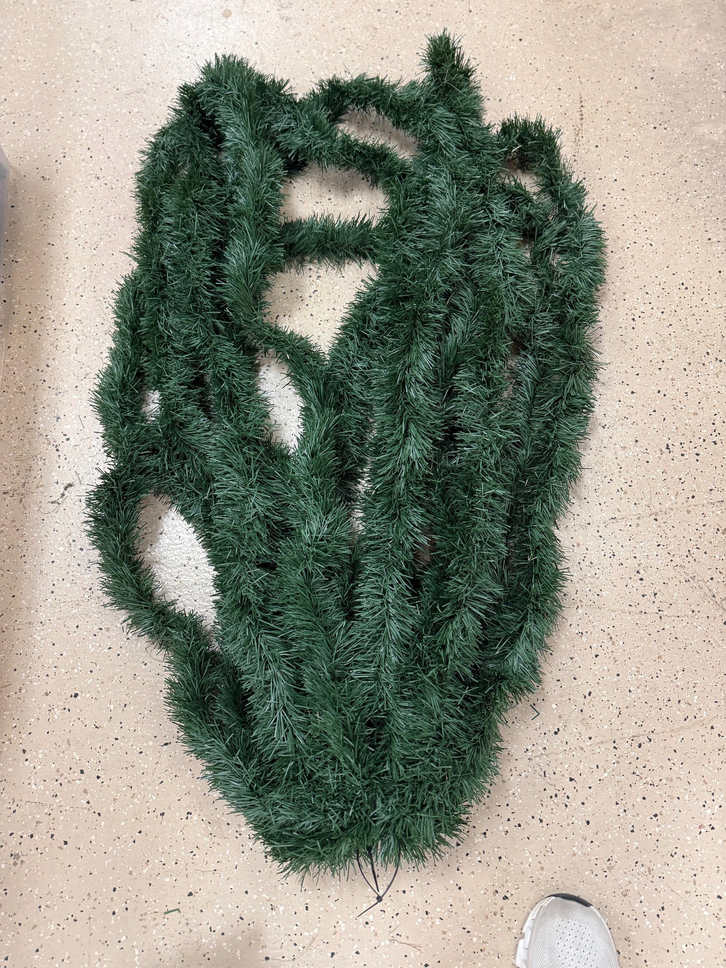 30 feet of soft Christmas garland