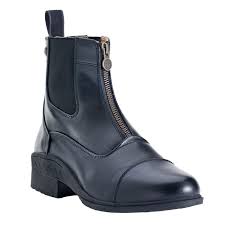 Ladies Synthetic “Quantum” Zip Paddock Boots