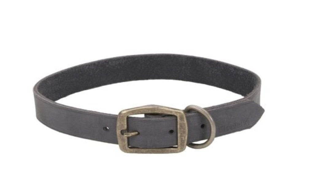 Coastal Flat Leather Collars, Circle T