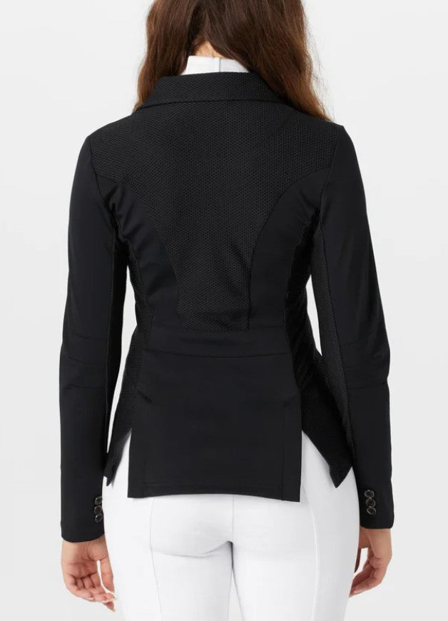 Hybrid Navy Show Coat, Ovation mesh