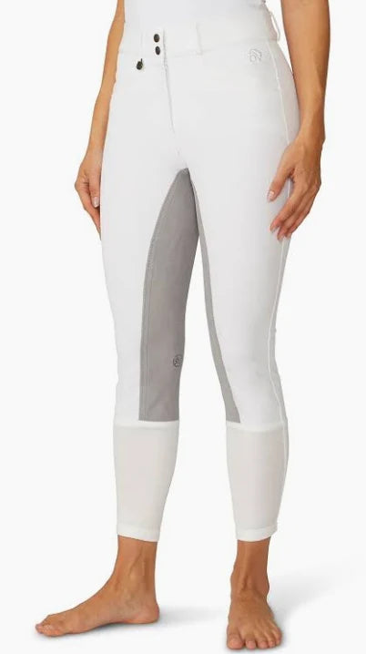 Ovation Celebrity Classic White/Grey Full Seat Breeches, Ladies