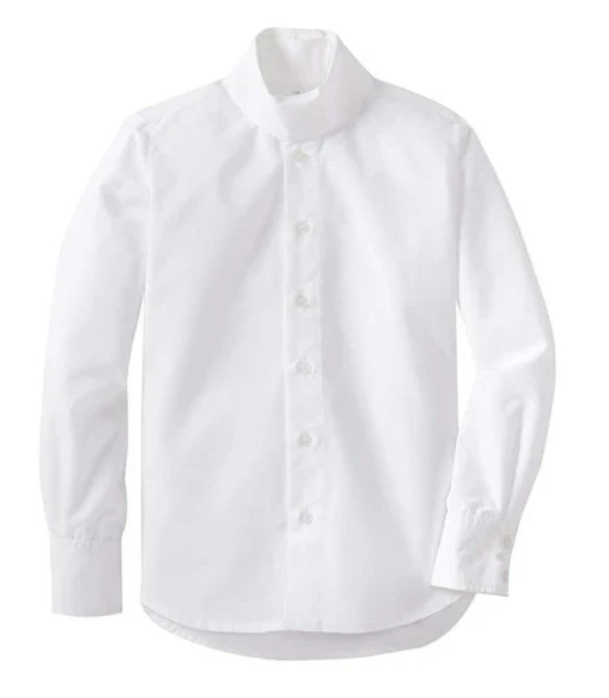 Tuffrider White Button Up Starter Show Shirts, Kids