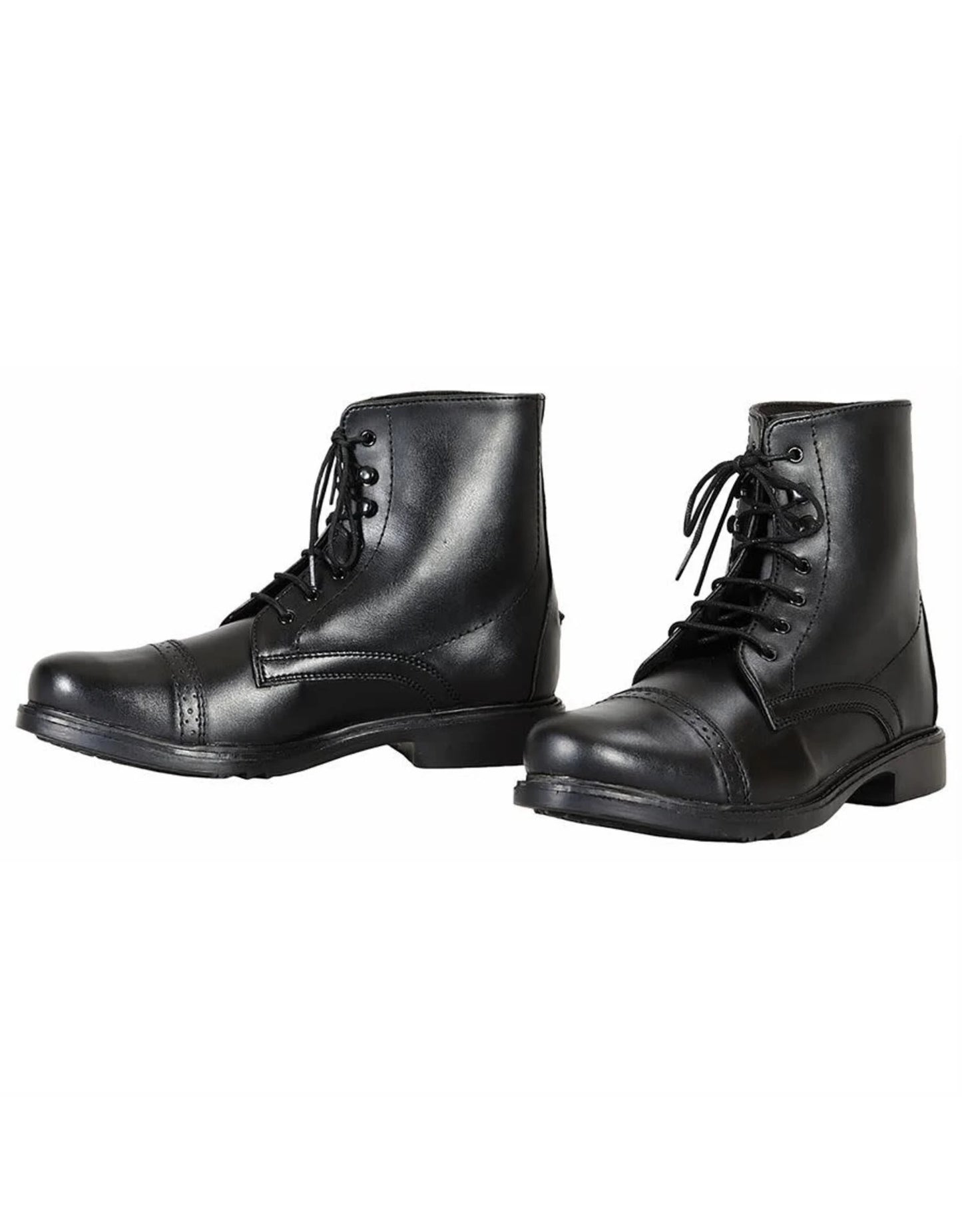 Kids Synthetic "Starter" Lace Paddock Boots, Tuffrider