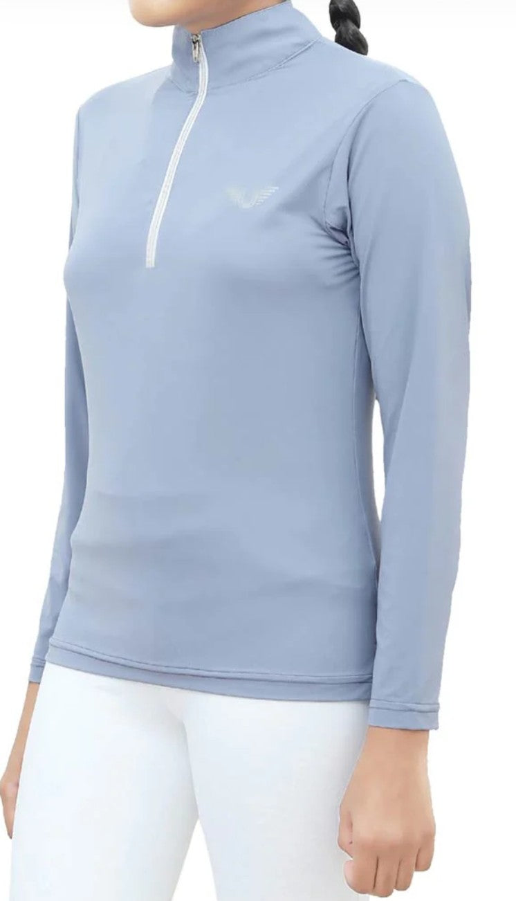 Tuffrider Long Sleeve Icefil Sun Shirt, Kids