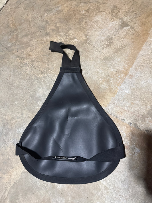 Black Western seat saver/cushion, Thinline