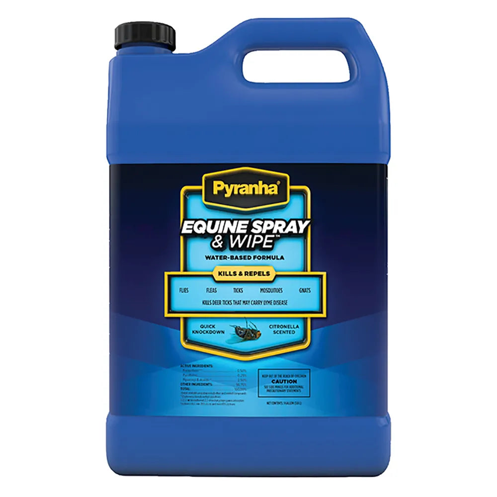 Pyranha Spray & Wipe fly spray (Blue)