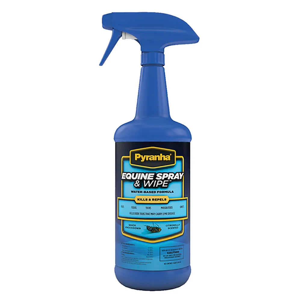 Pyranha Spray & Wipe fly spray (Blue)