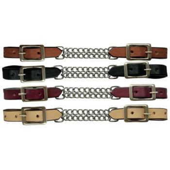 Leather curb chains/straps