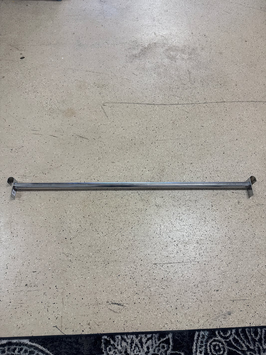 48" Chrome hangrail for gridwall