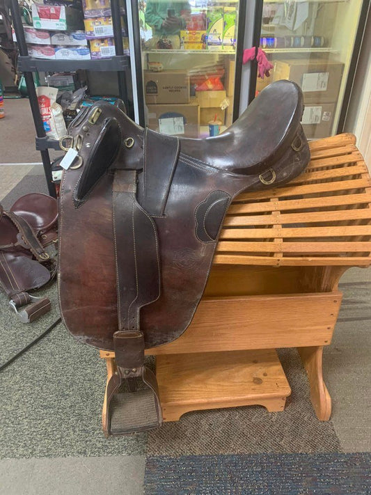 2. 20” Aus 18” Western older Aussie Saddle