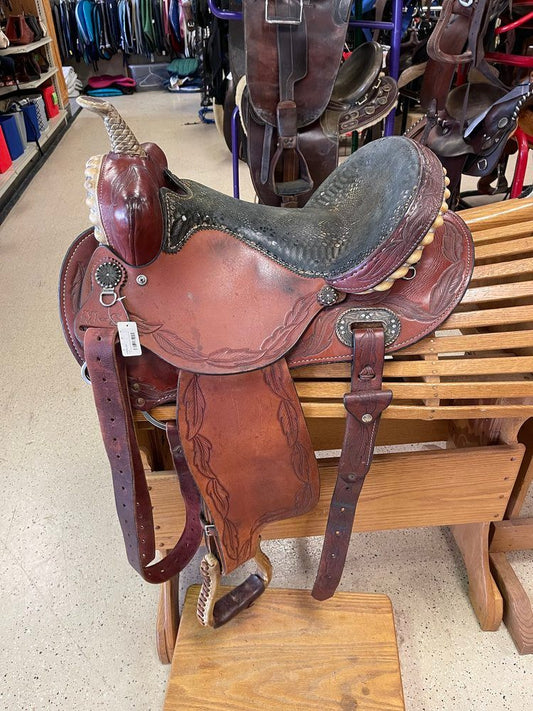 15” M&S Saddlery barrel saddle