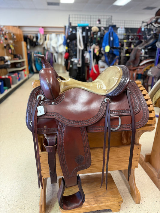 28. 16’’ Reg Tree (SQHB) Flex Lite Circle Y Park and Trail Western Saddle