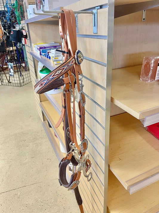 1. Large Horse Tan Biothane Headstall/Hack/Breast Collar set, Taylored Tack