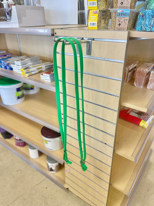 232. Green biothane reins