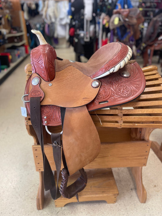 21. 14” Double T Wide tree Barrel saddle