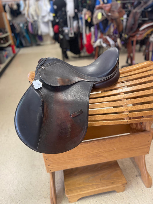 21. 16” All Purpose Wide tree no brand saddle, dk brown
