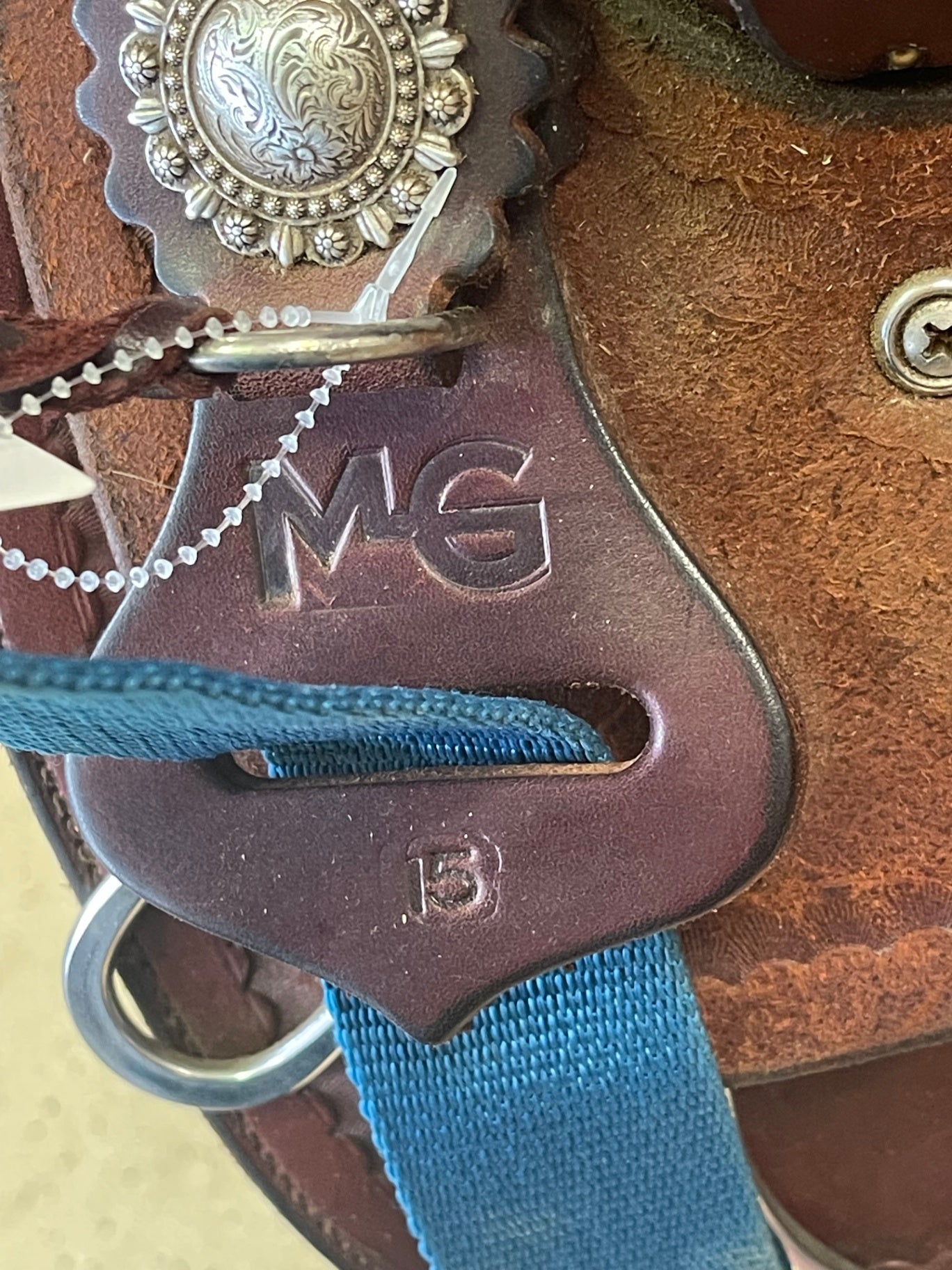 22. 15” MG saddlery Wide Tree Barrel Saddle