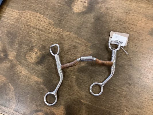 23. 5” low port swivel shank level 1 myler bit, 3” long shanks