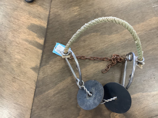 645.   5” twisted wire beetle hack combo gag bit