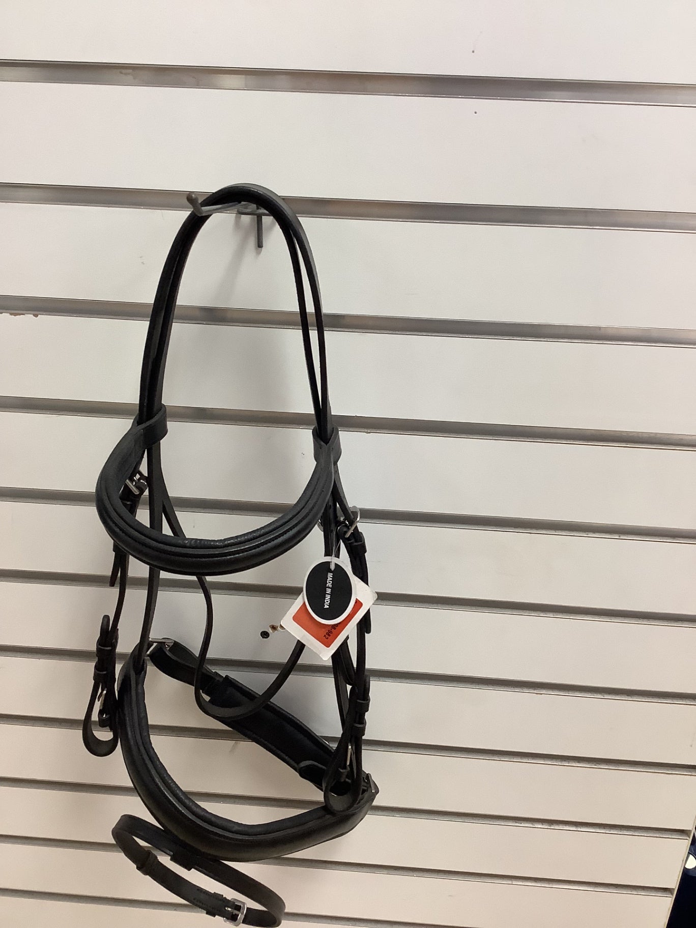 89. Cob black Crown Bridleworks padded bridle