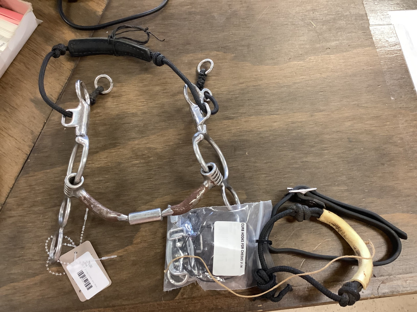 22. 5” 3 ring combo gag Myler Bit