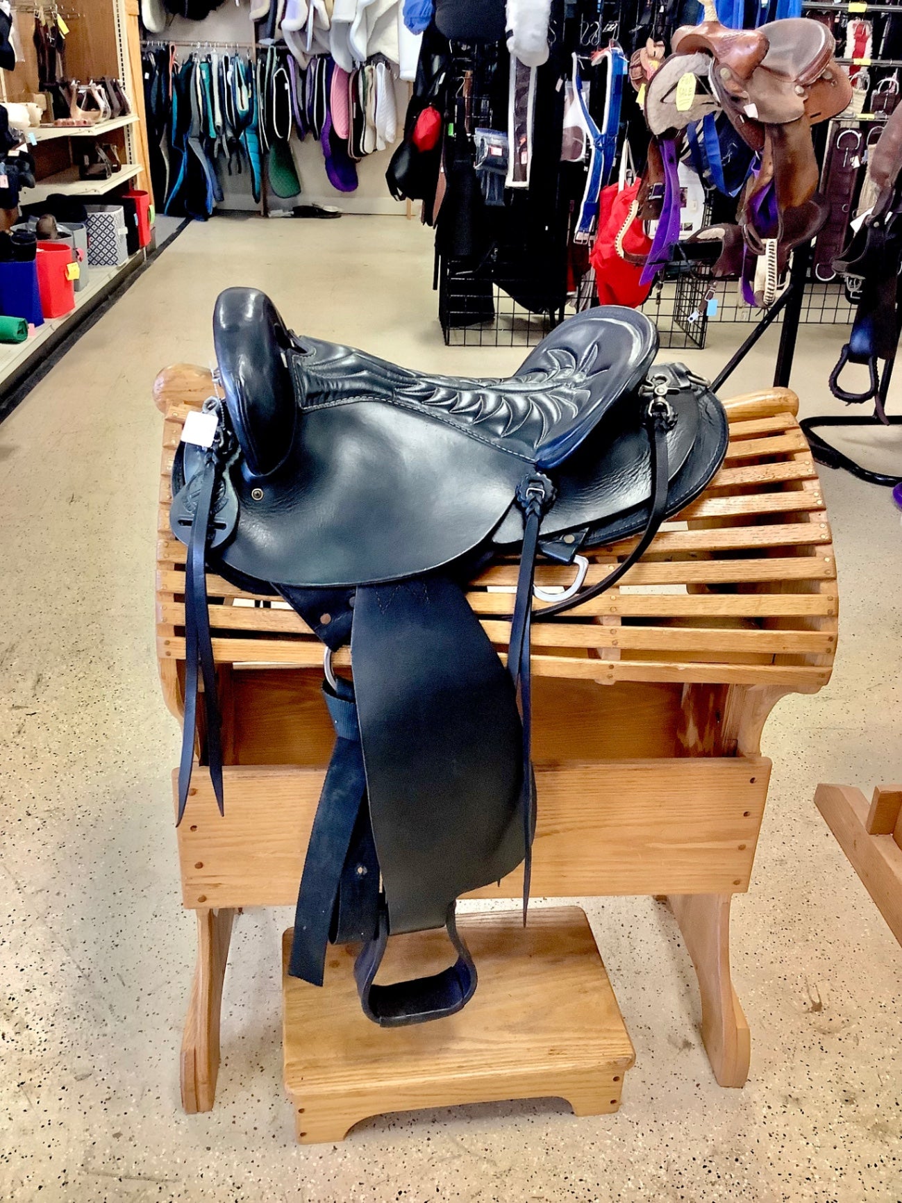 1. 16” Black “American Saddlery” Endurance saddle